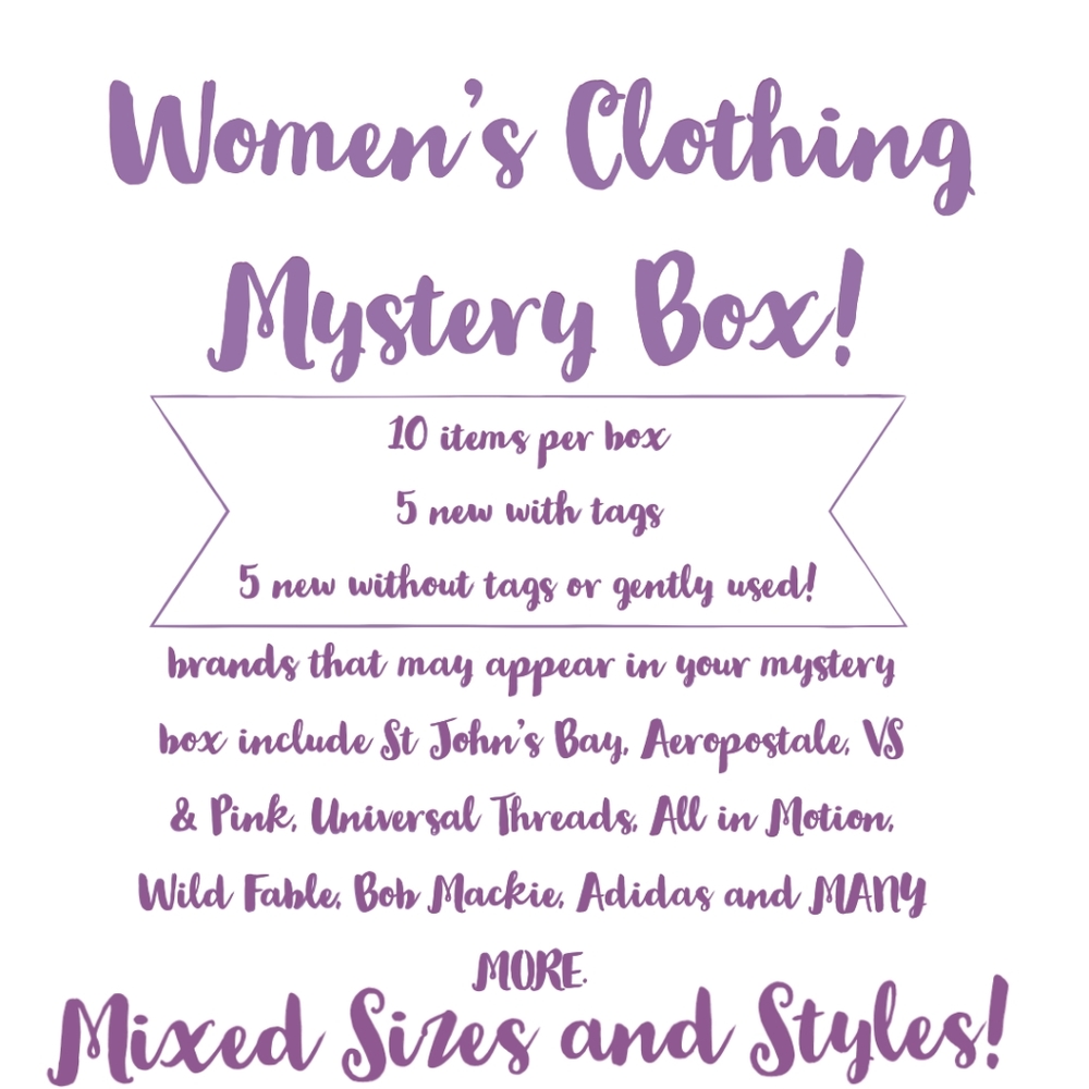 Women's Clothing Mystery Box! Perfect for Resellers!